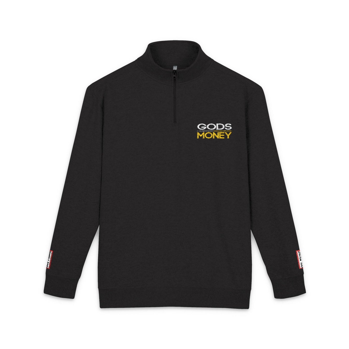Gods Money Embroidered Fleece Pullover