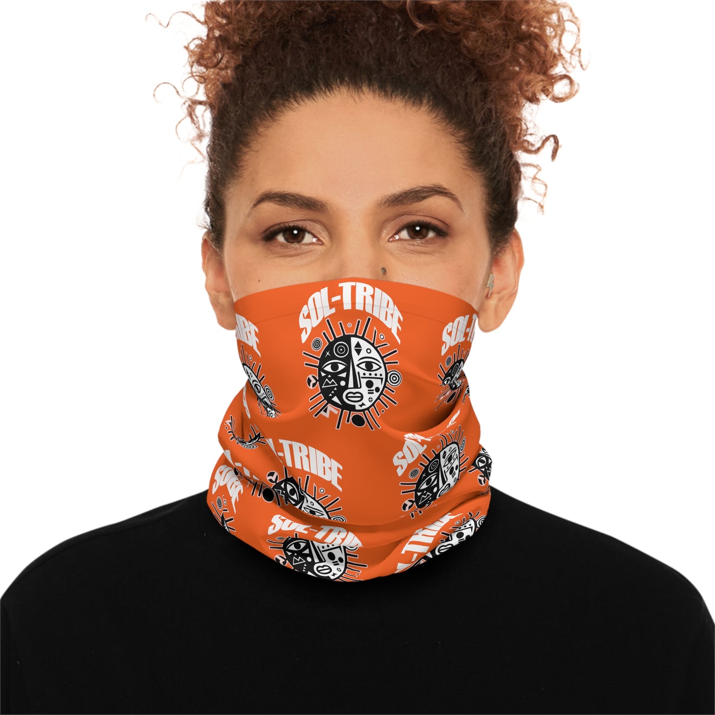 SOL-TRIBE Lightweight Neck Gaiter/ Head Band/ Wrap (orange)