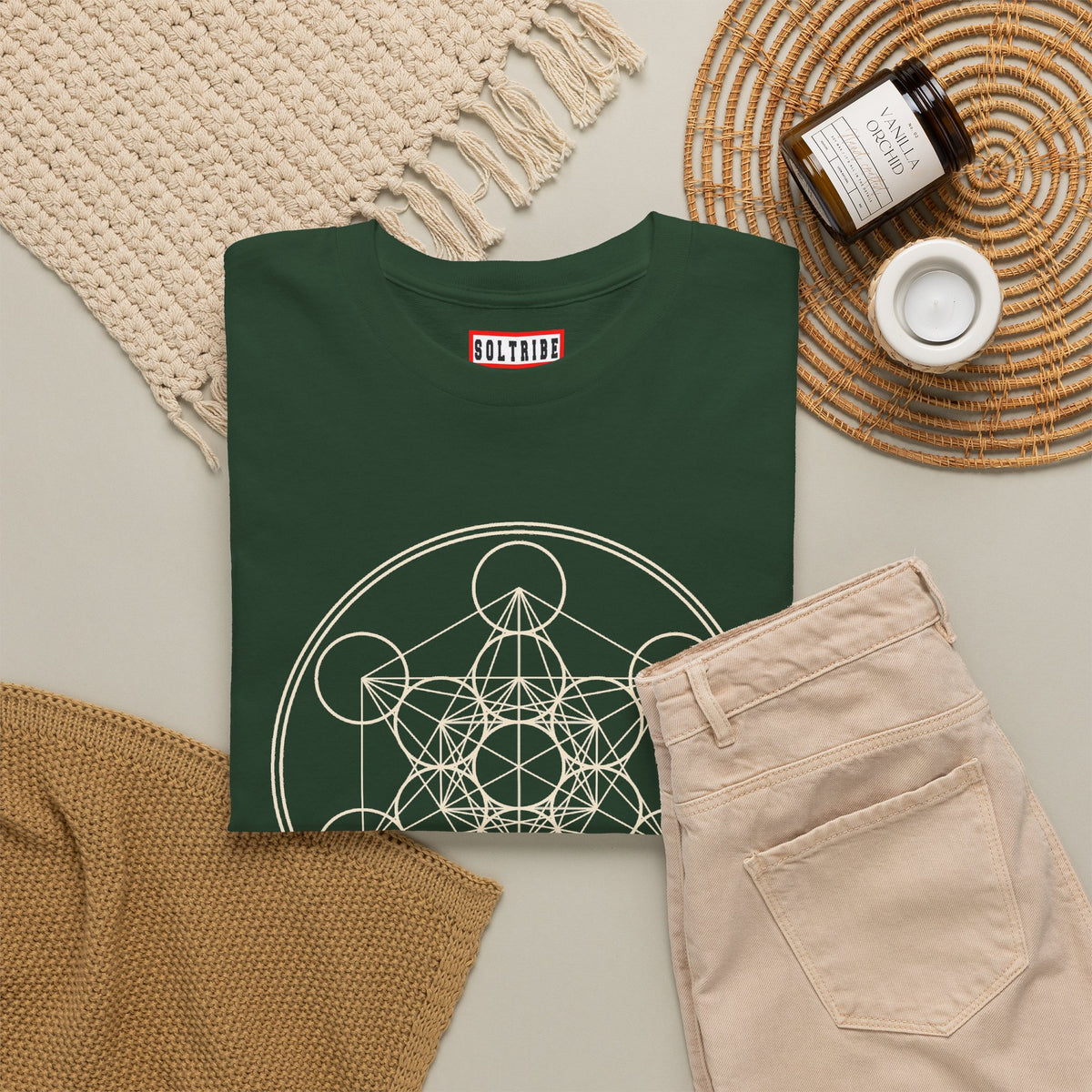 Sacred Geometry Metatron’s Cube T-Shirt