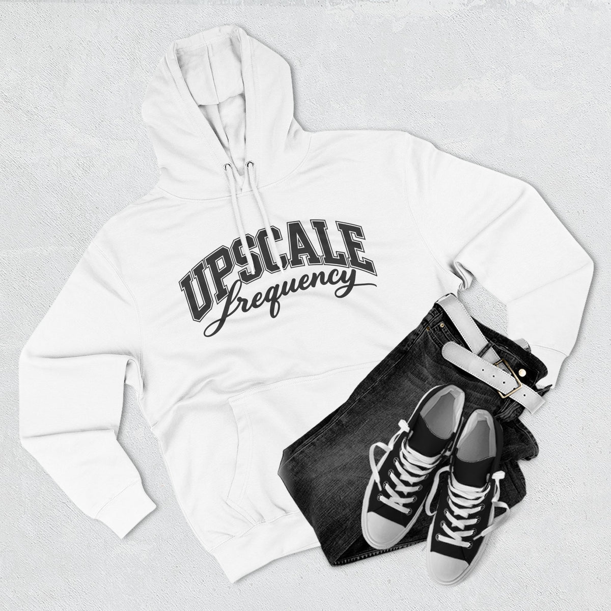 Upscale Frequency Graphic Fleece Hoodie