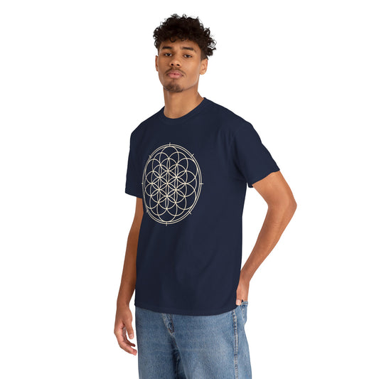 Unisex Flower of Life Sacred Geometry T-Shirt