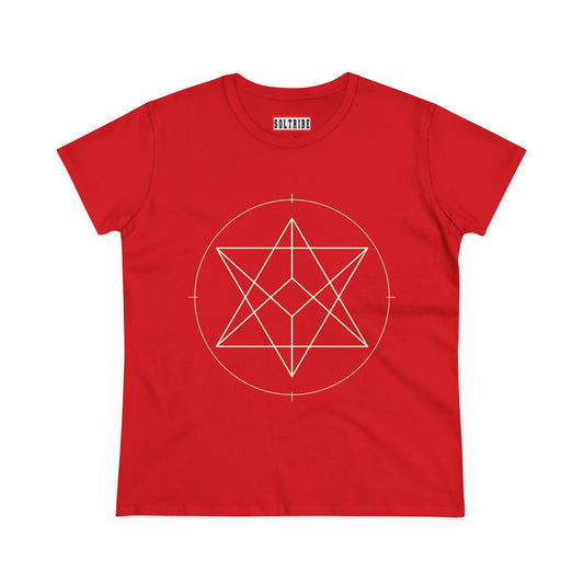 Women's Sacred Geometry Merkaba T-Shirt