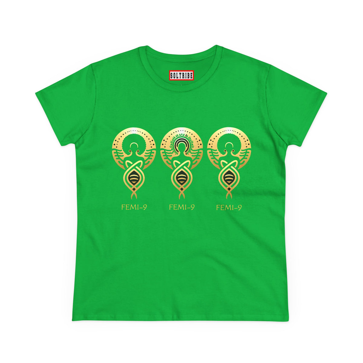 FEMI-Tripple 9 Women's Midweight Cotton Tee
