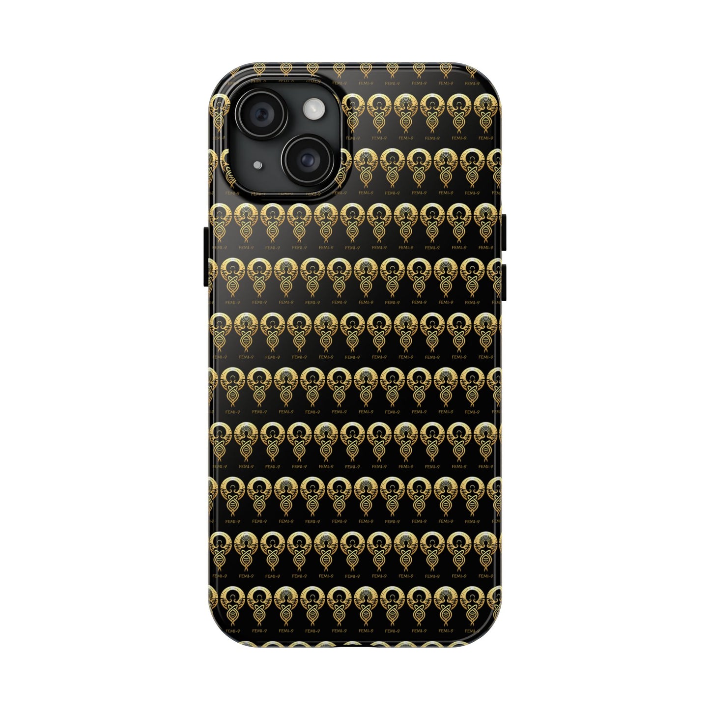 Phone Cases - Divine Femi-999 Design for a Touch of Class (black/gold)