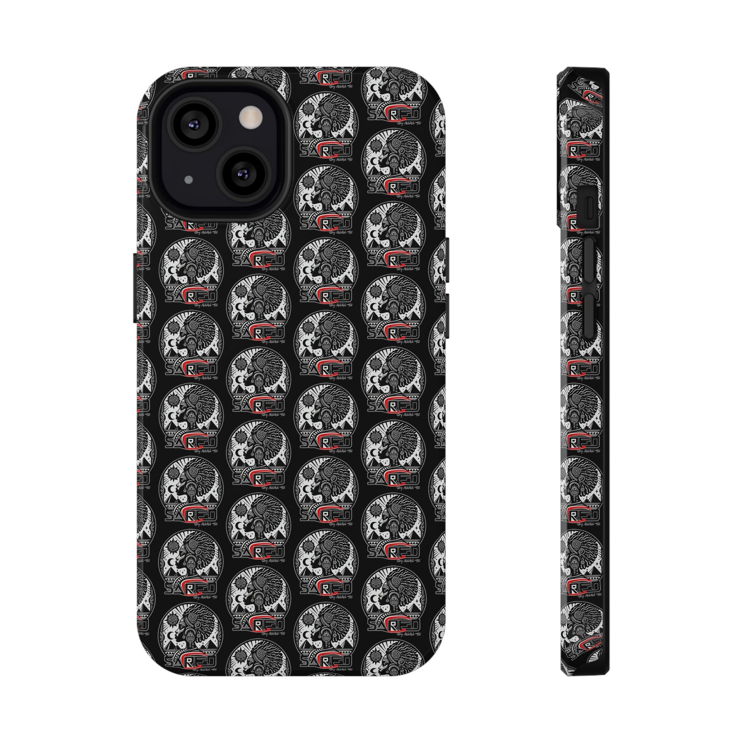 Sacred Tea Impact-Resistant Phone Cases (black)