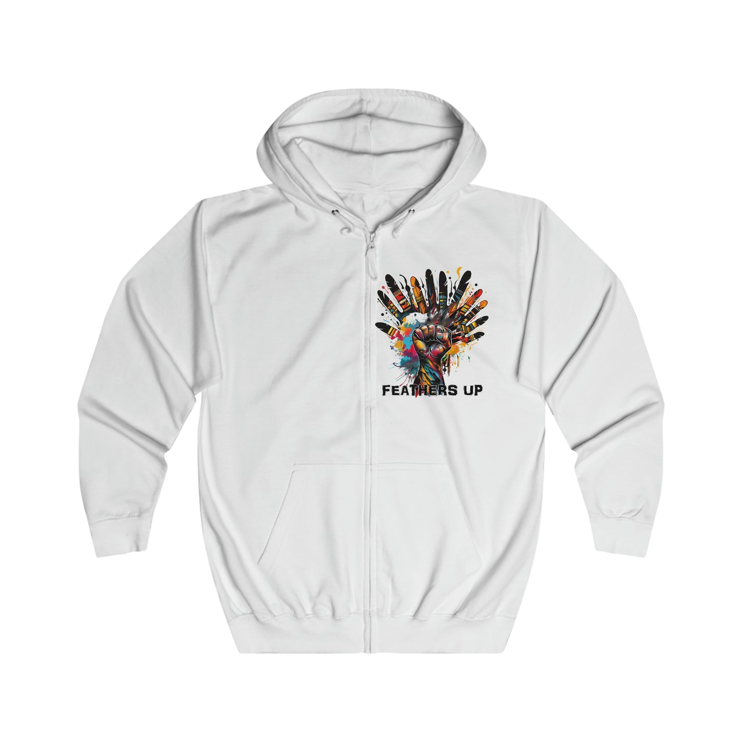 Feathers Up Full Zip Hoodie