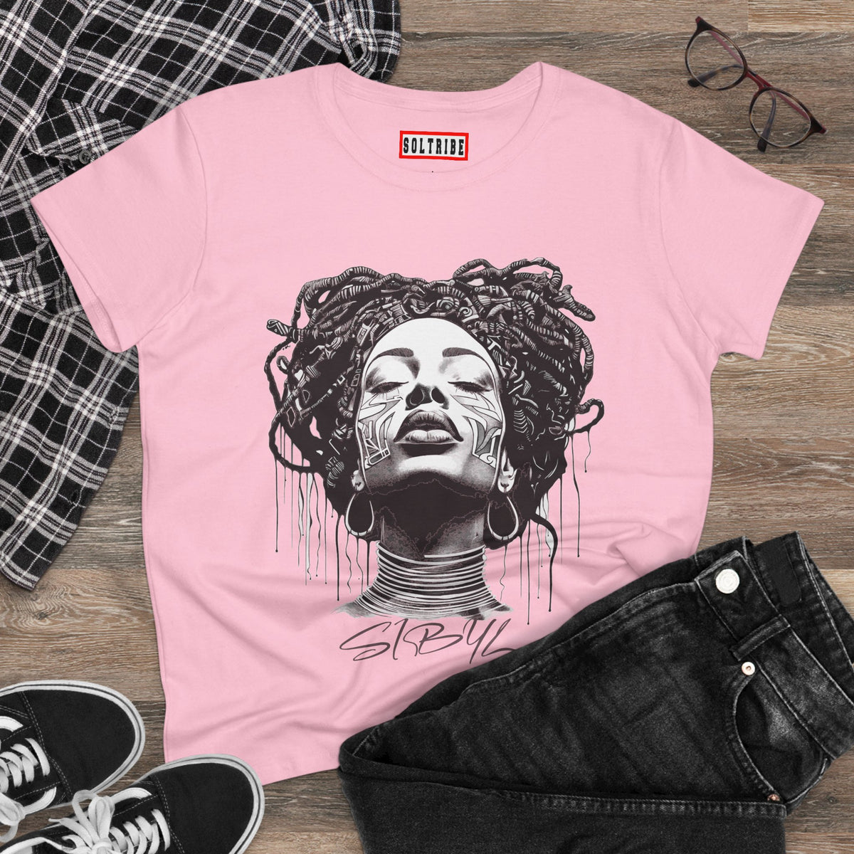 Sibyls Women's Midweight Cotton Tee