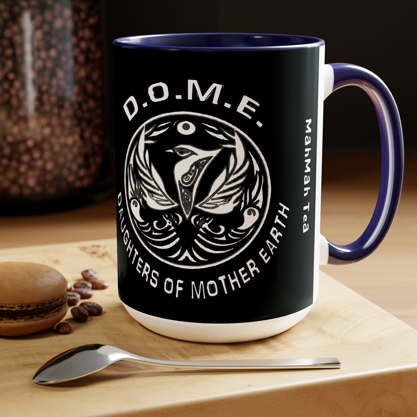 D.O.M.E Two-Tone Coffee Mugs, 15oz