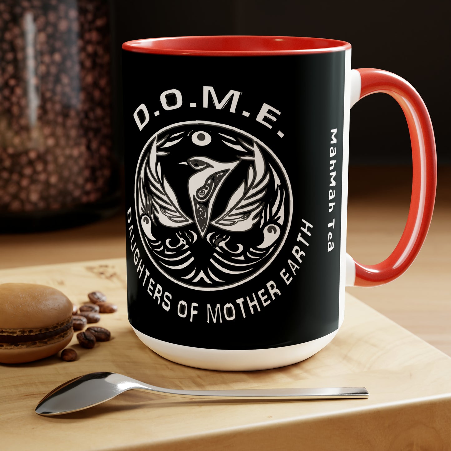 D.O.M.E Two-Tone Coffee Mugs, 15oz