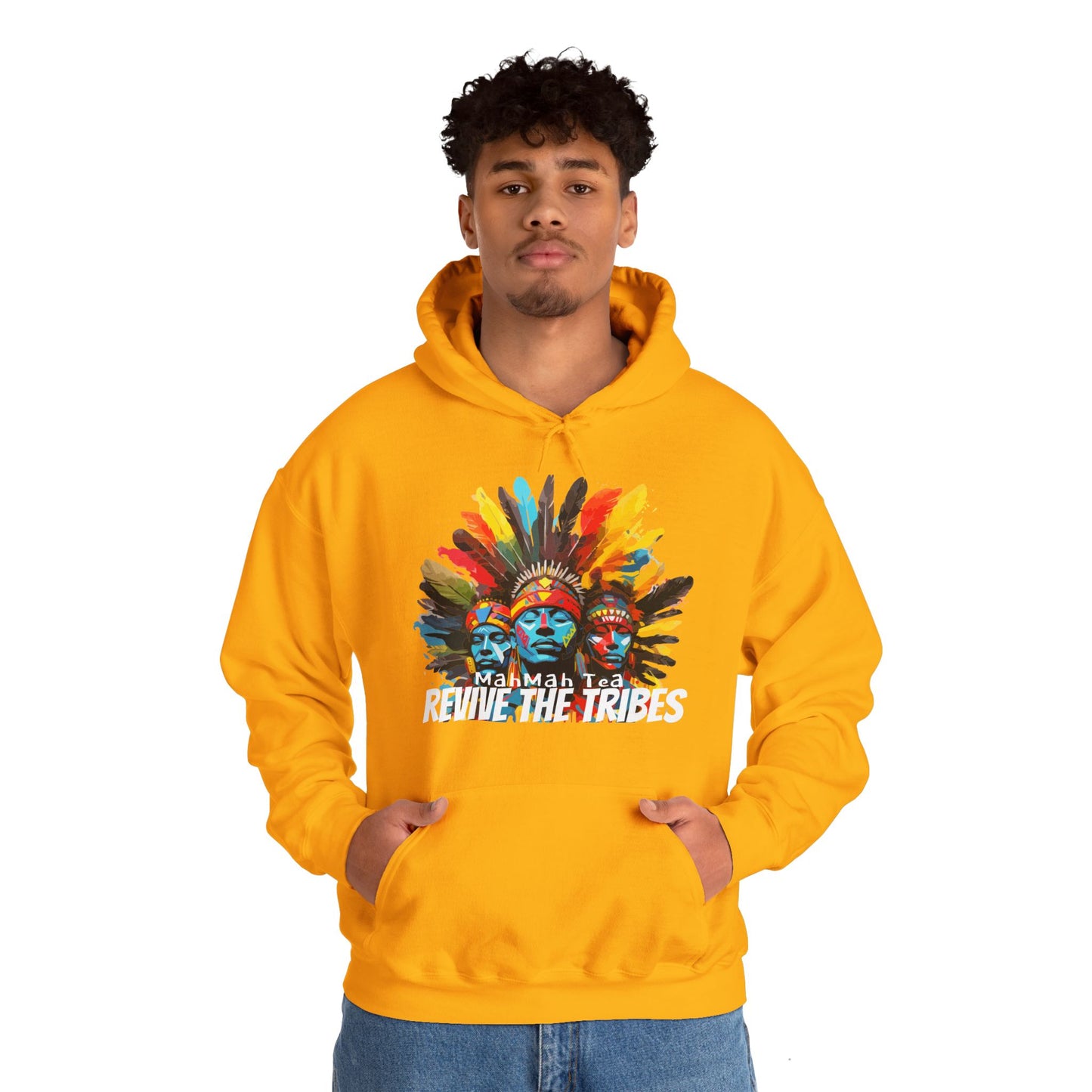 REVIVE THE TRIBES  Hooded Sweatshirt (unisex)