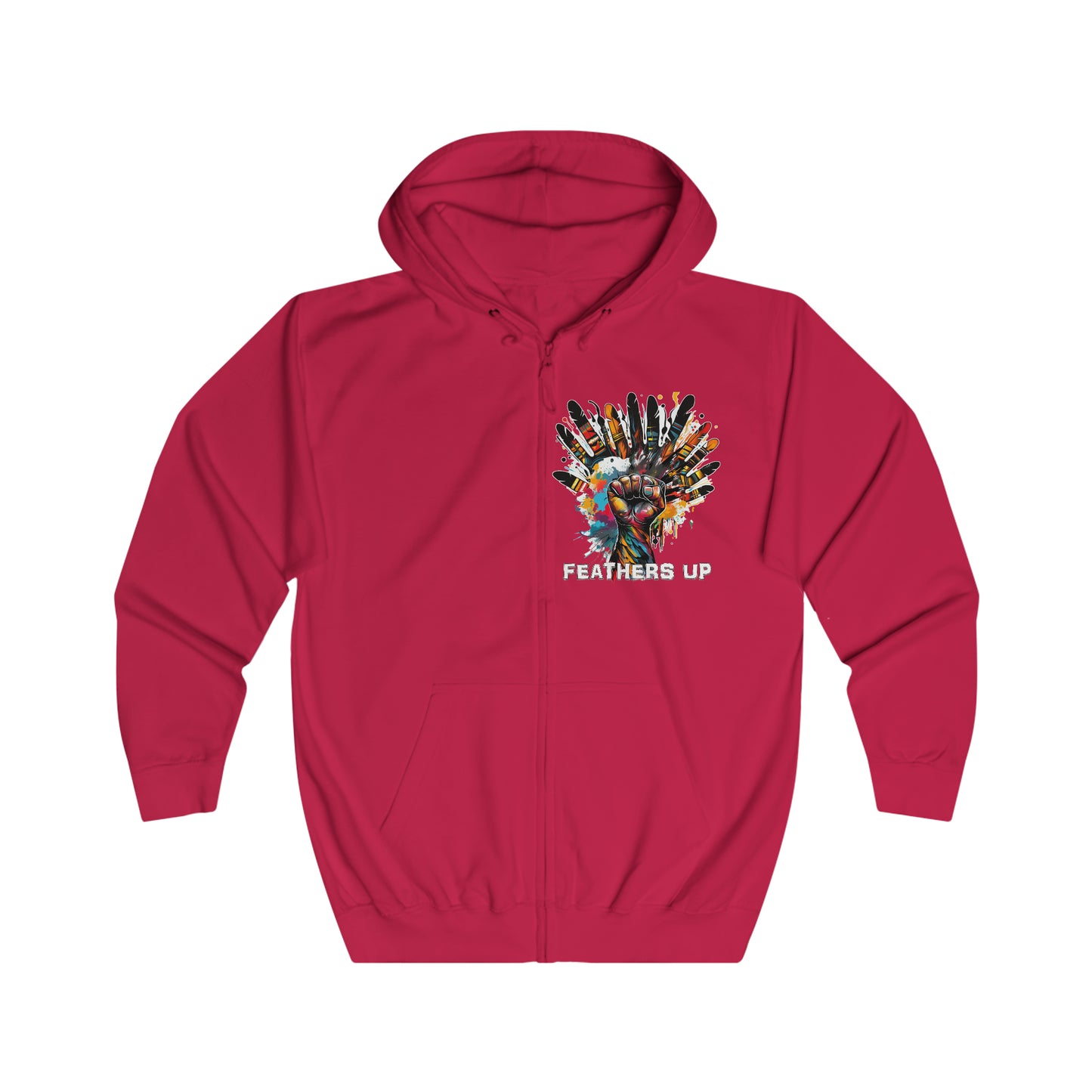 Feathers Up Full Zip Hoodie