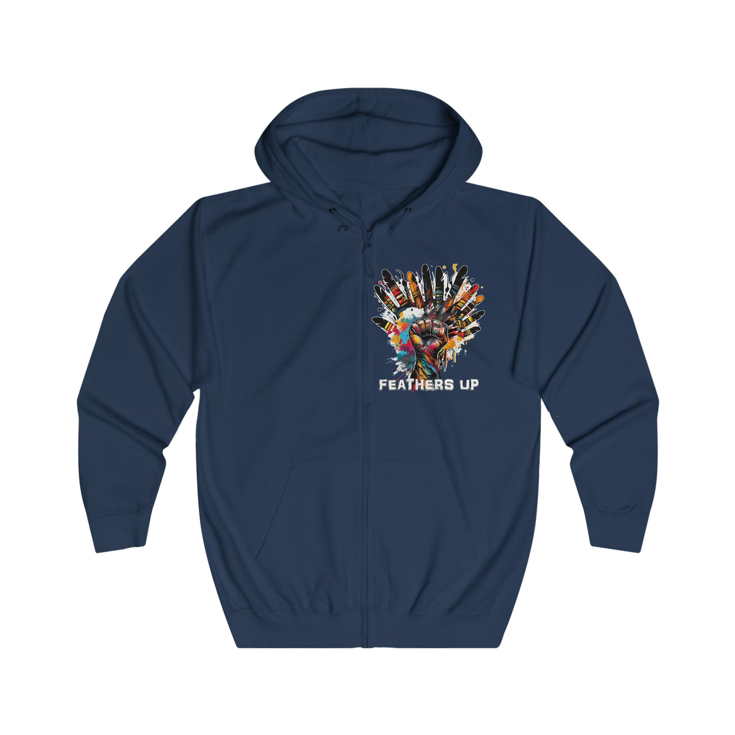 Feathers Up Full Zip Hoodie