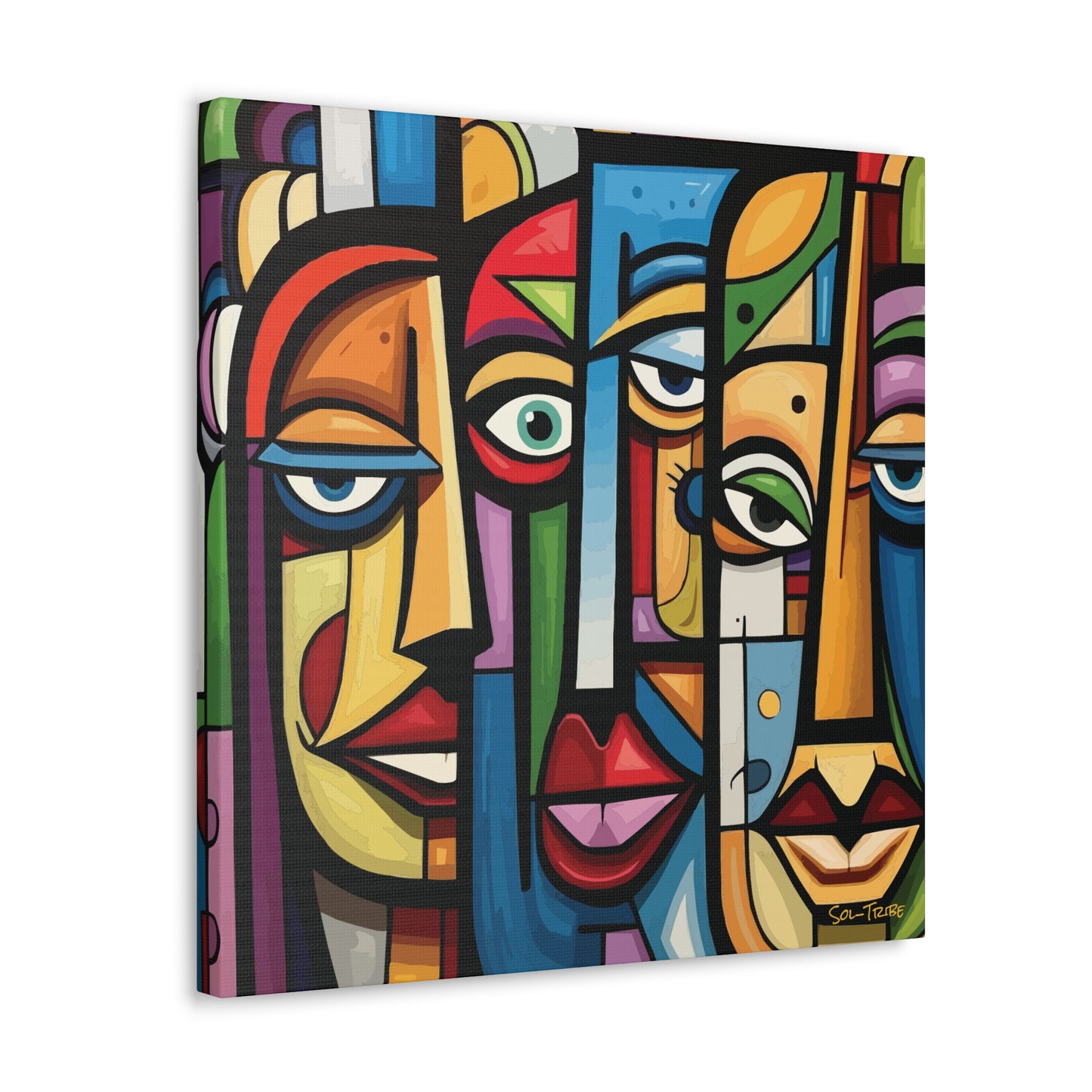 Abstract Tribal Canvas Art