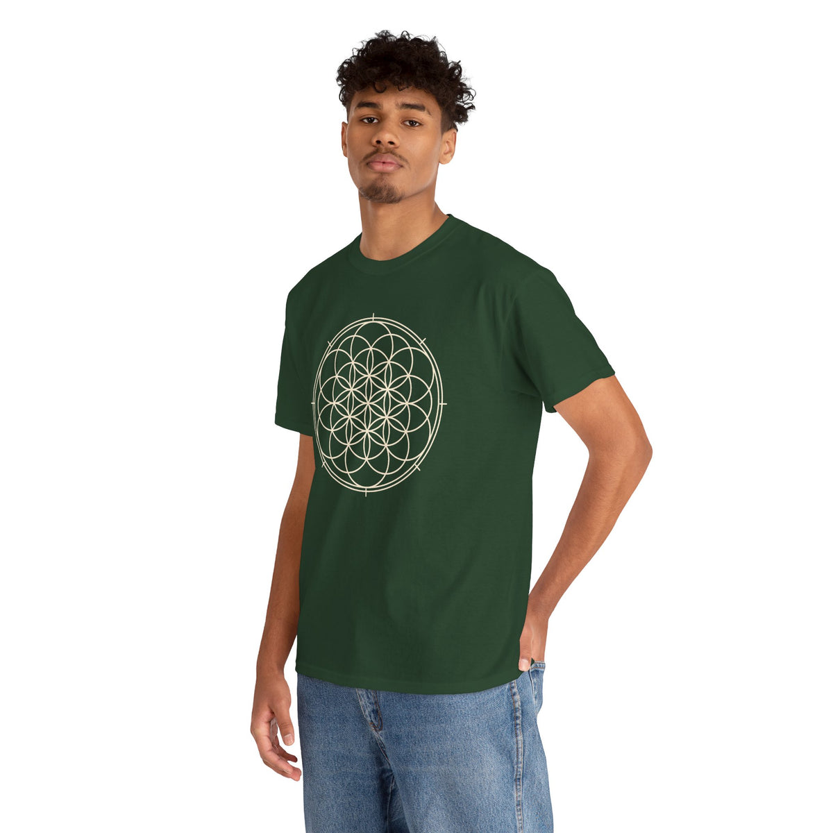 Unisex Flower of Life Sacred Geometry T-Shirt