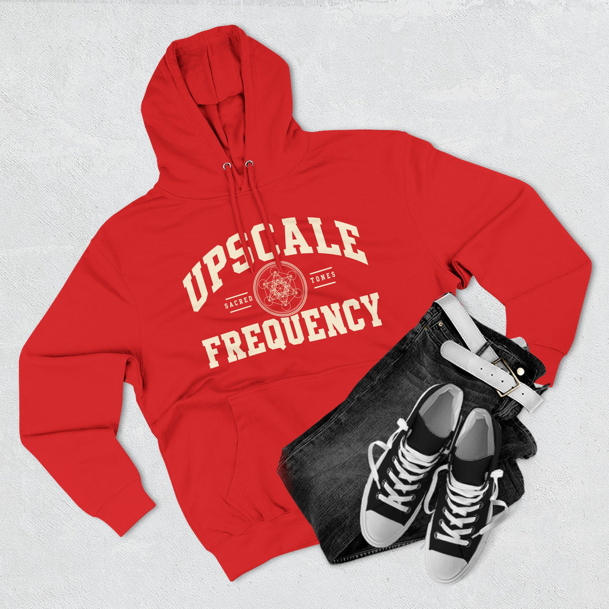 Upscale Frequency Graphic Fleece Hoodie