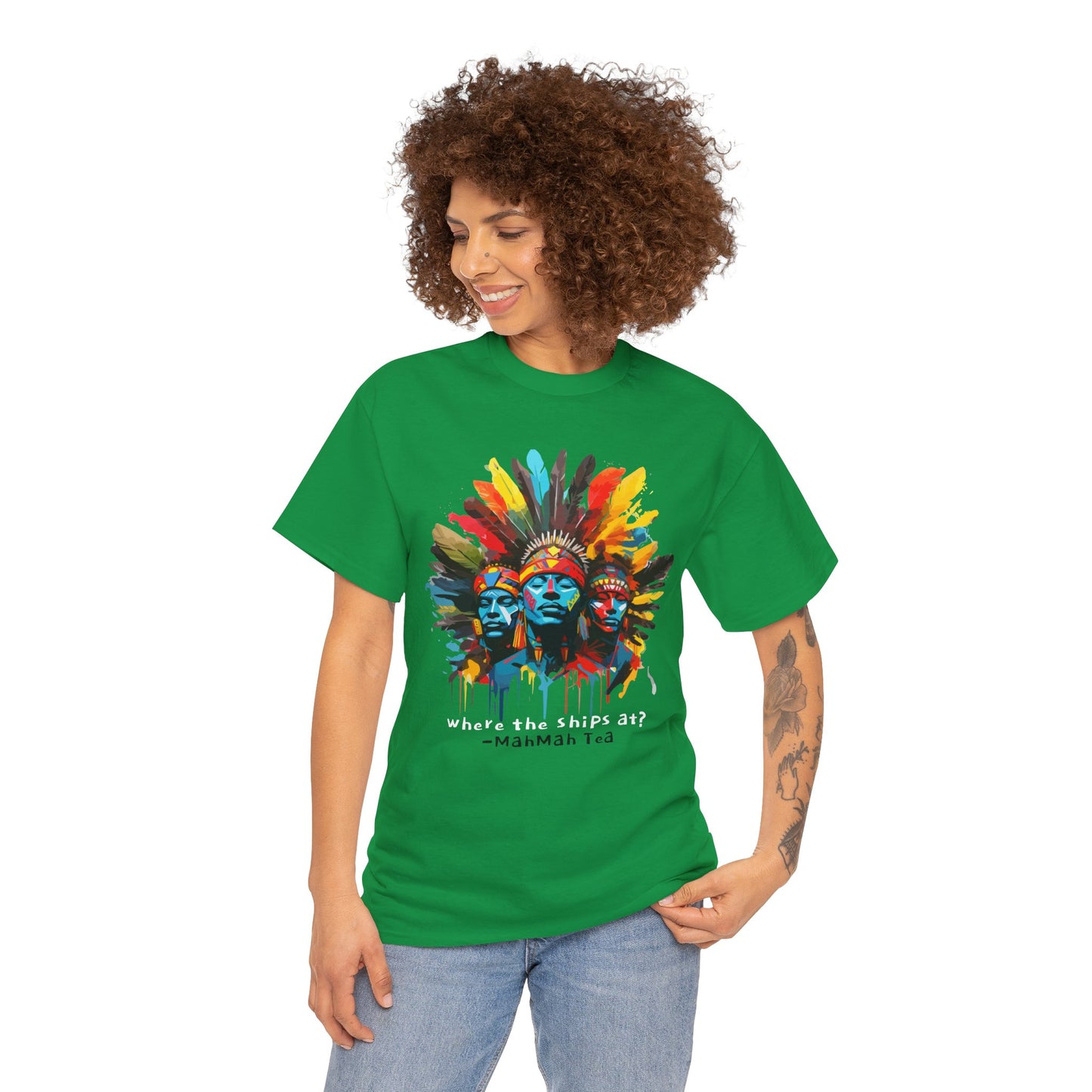 MahMah Tea's - Where the ships at? (UNISEX T-SHIRT)