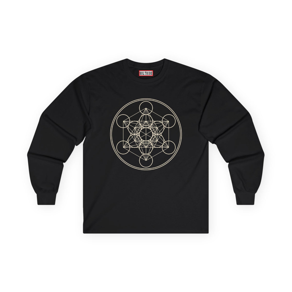 Sacred Geometry Metatron’s Cube Long Sleeve Tee