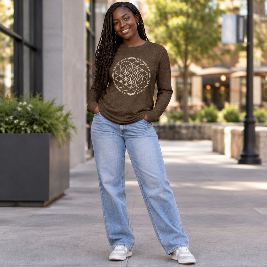 Flower of Life Long Sleeve T-Shirt