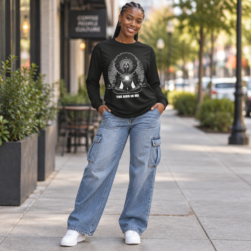 God in me Graphic Long Sleeve Tee