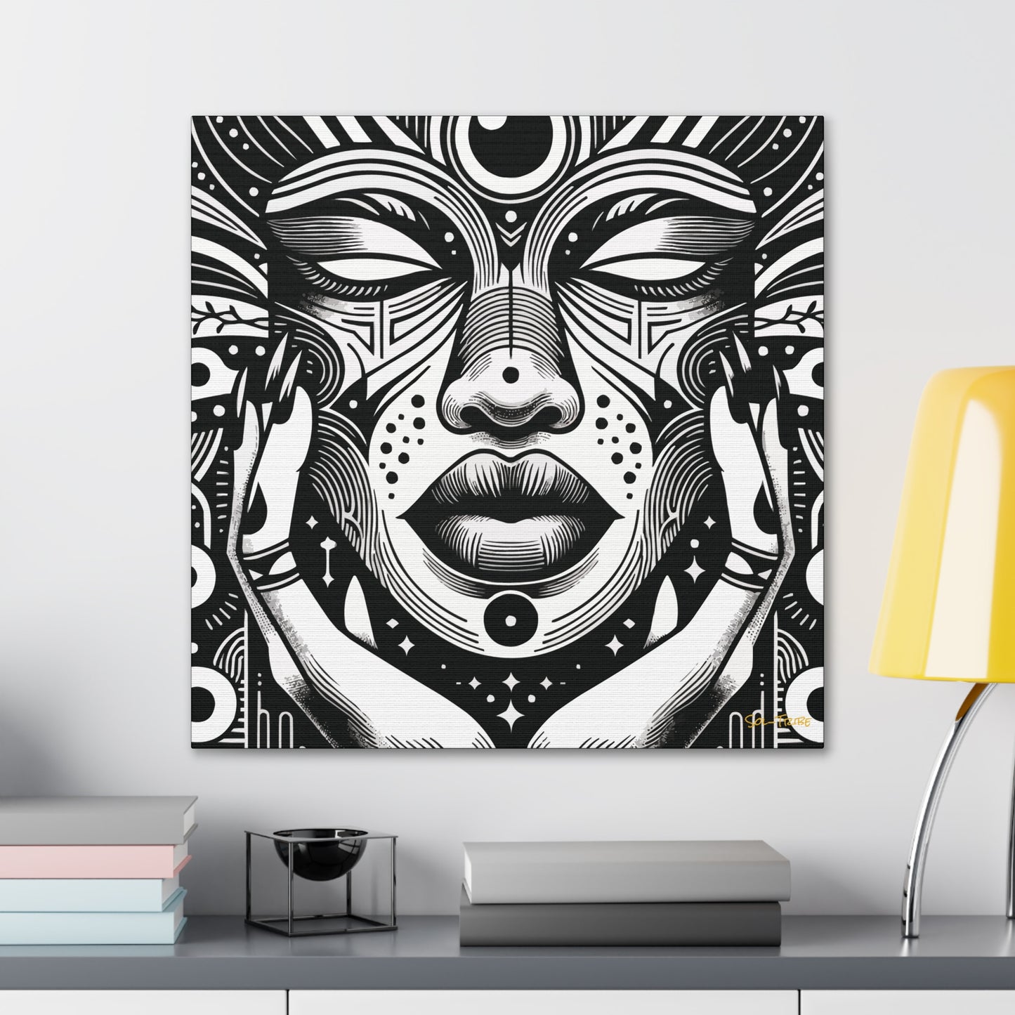 Tribal Canvas Wall Abstract Art