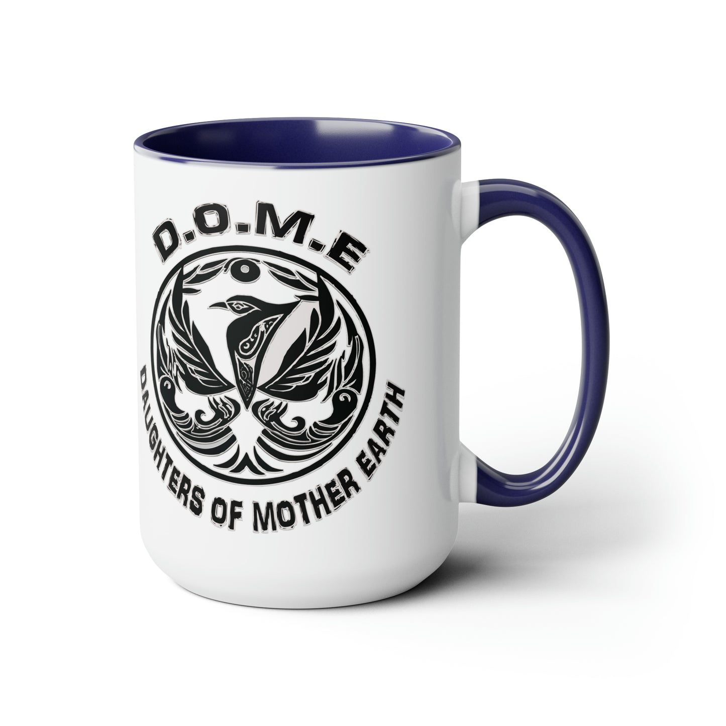 D.O.M.E Two-Tone Coffee Mugs, 15oz