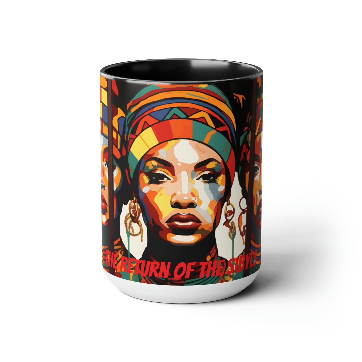 The Sibyls Two-Tone Coffee Mugs, 15oz