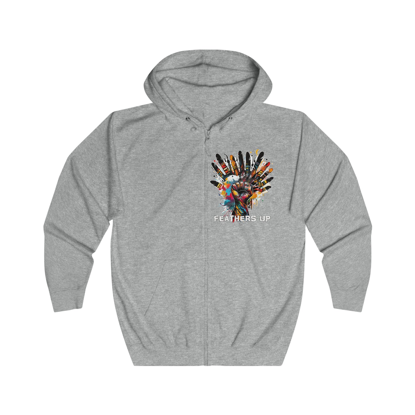 Feathers Up Full Zip Hoodie