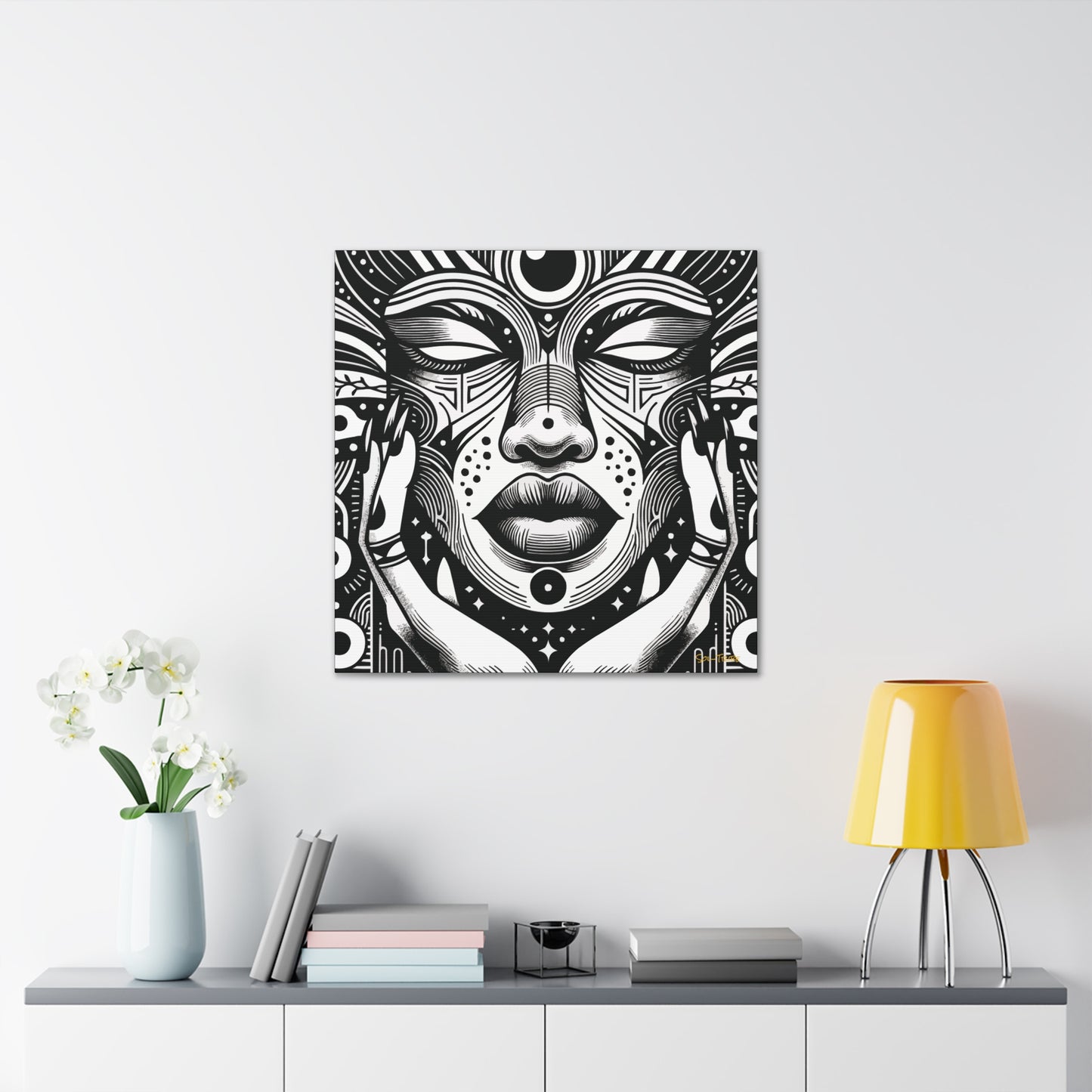 Tribal Canvas Wall Abstract Art