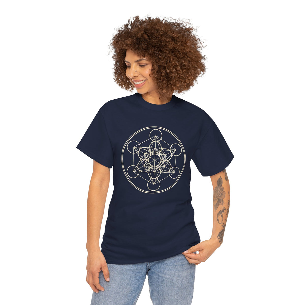 Sacred Geometry Metatron’s Cube T-Shirt