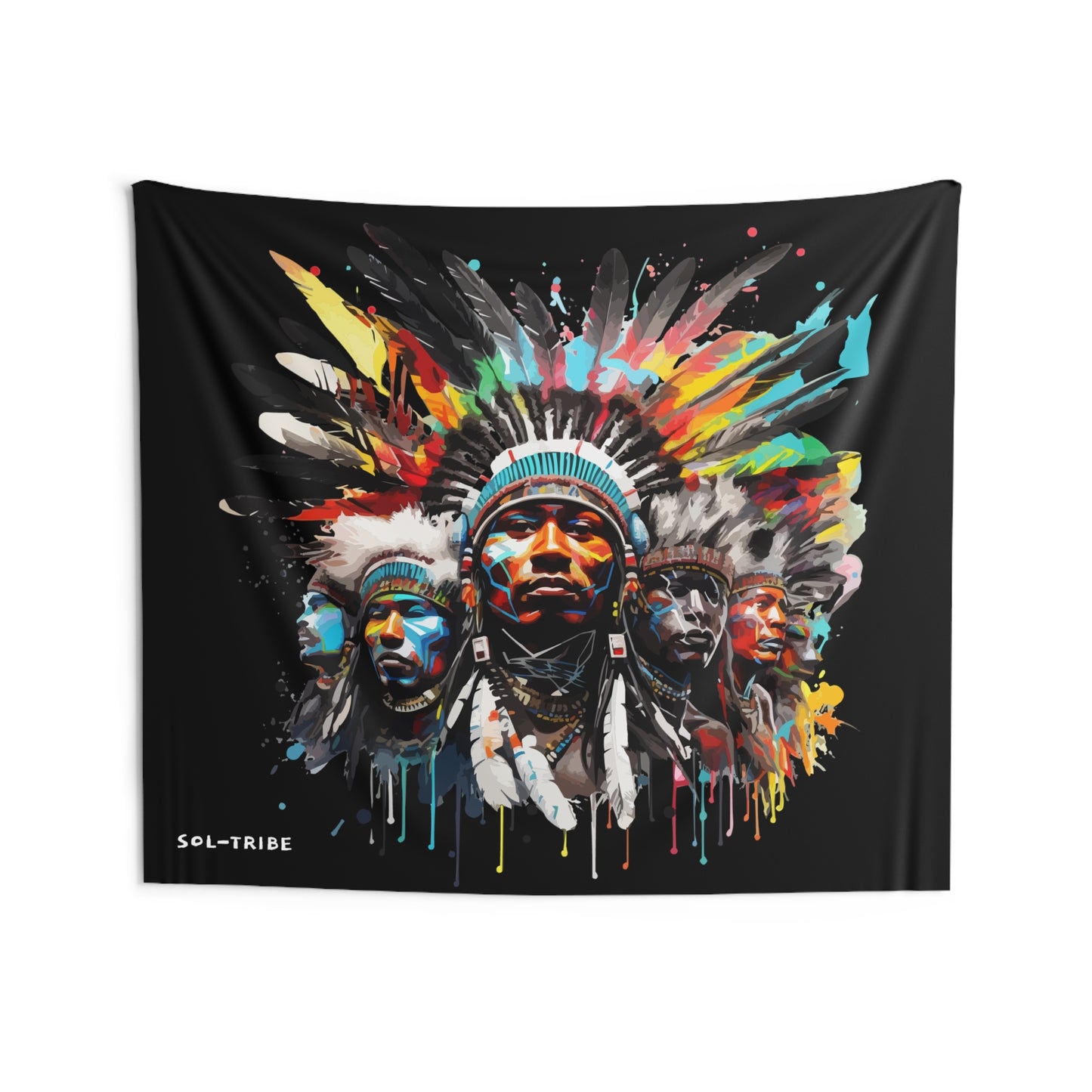 SOL-TRIBE CHEIF Wall Tapestries