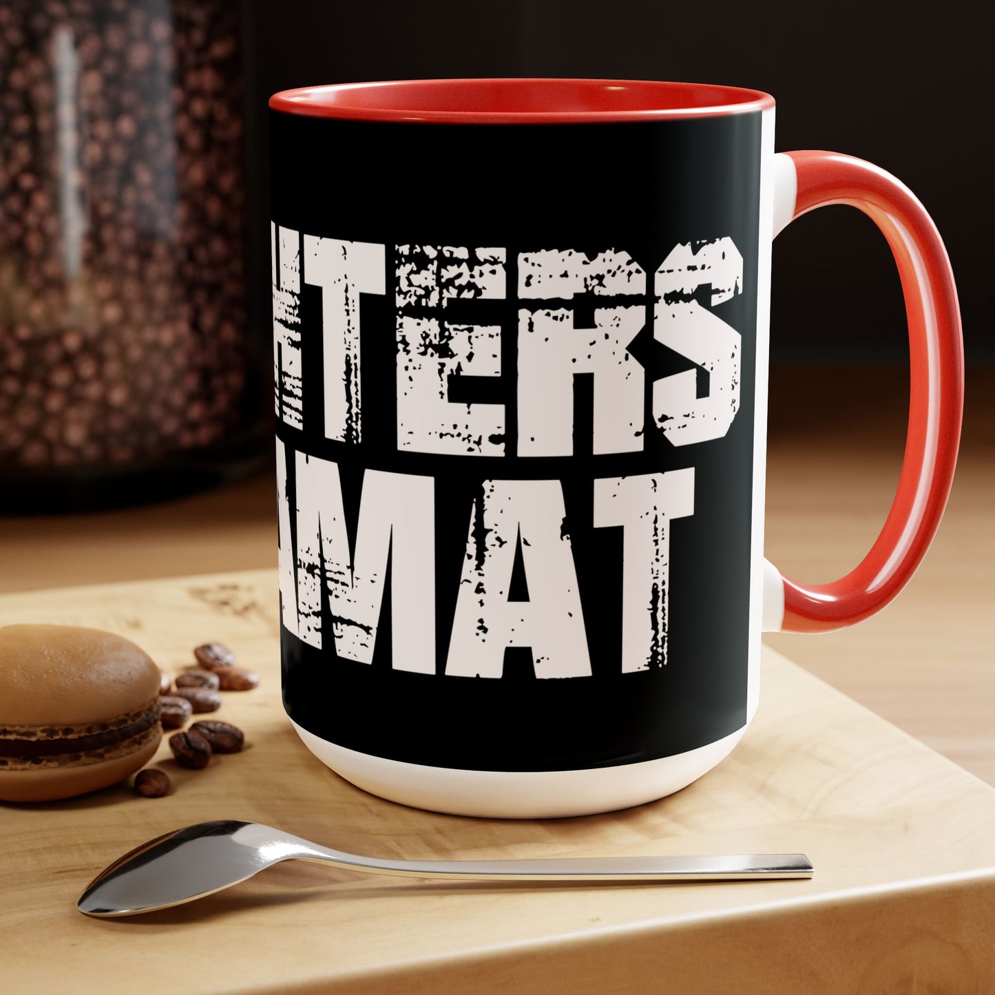 TIAMAT Two-Tone Coffee Mugs, 15oz