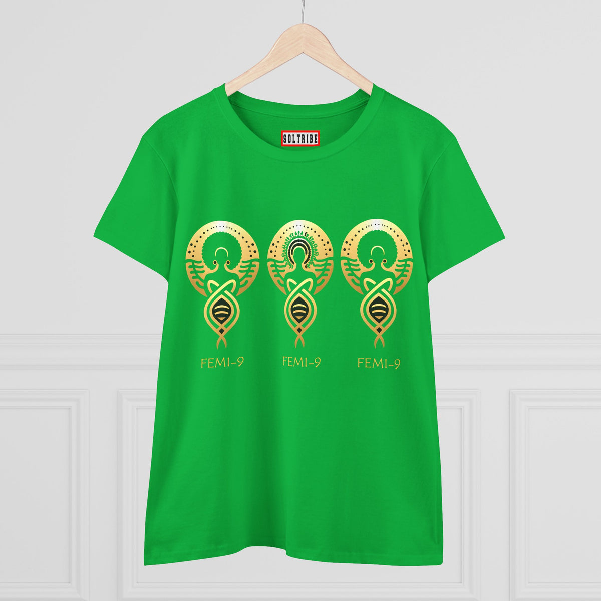 FEMI-Tripple 9 Women's Midweight Cotton Tee