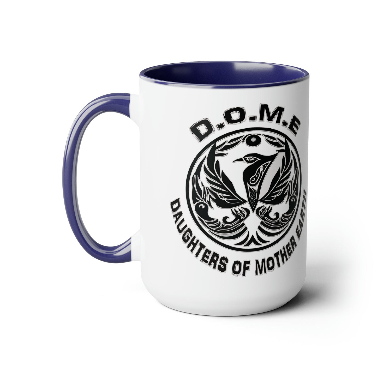 D.O.M.E Two-Tone Coffee Mugs, 15oz