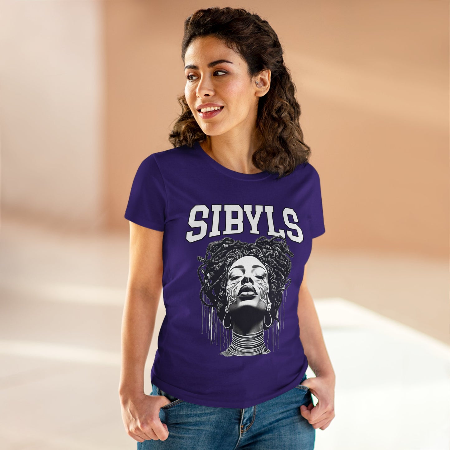 SIBYLS Women's Graphic Tee - Empowering Design for Everyday Wear