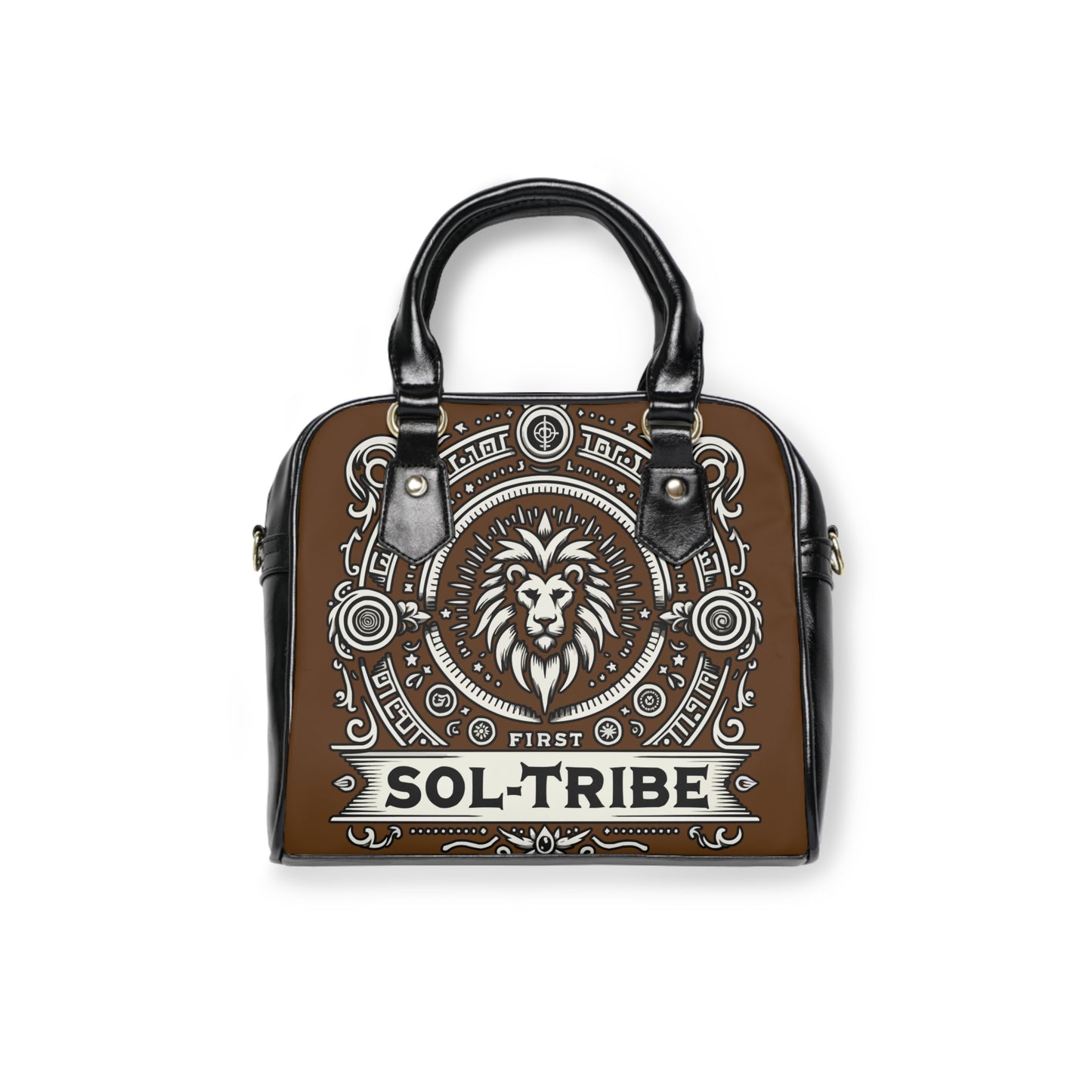 Sol-Tribe Shoulder Handbag (BRN)