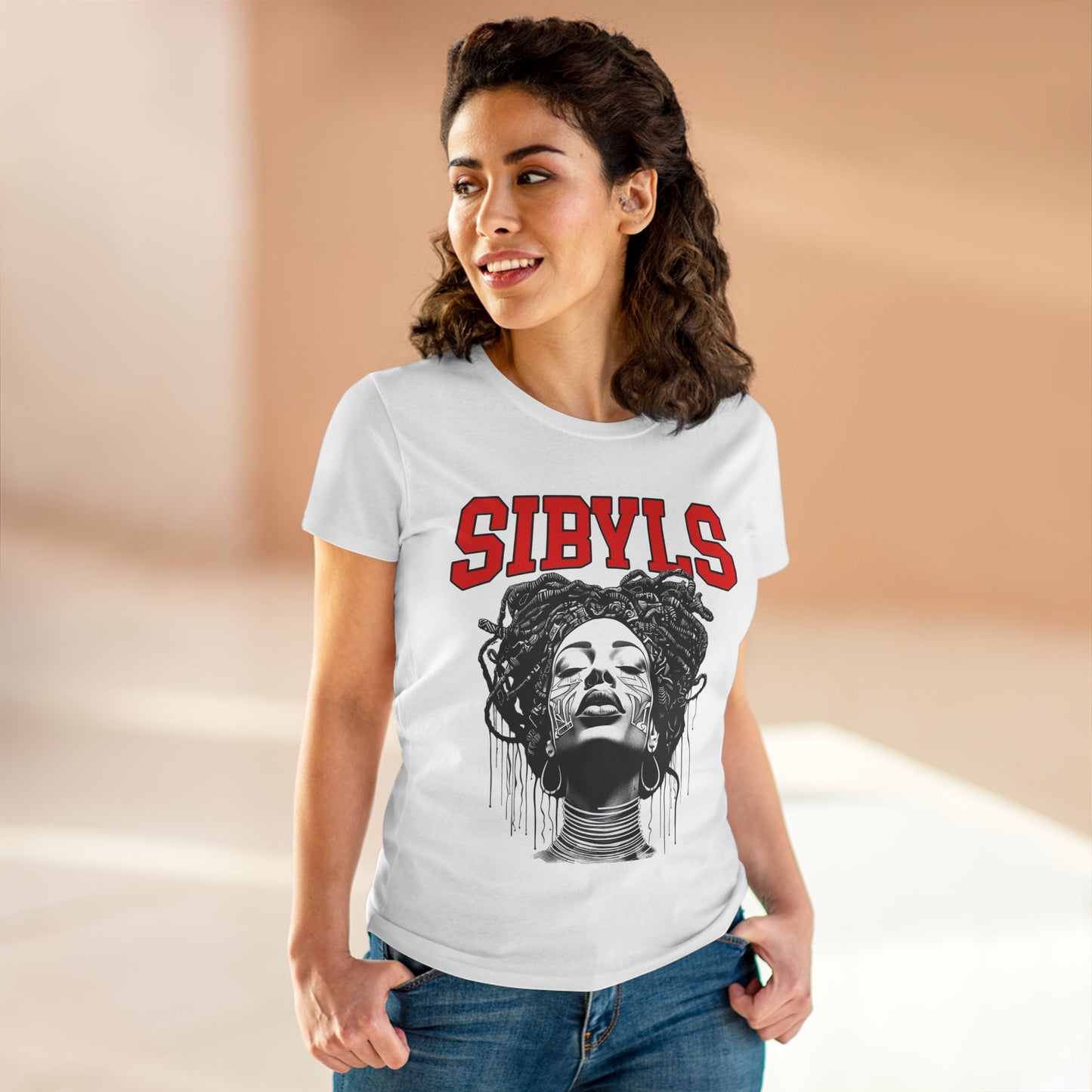 SIBYLS Women's Graphic Tee - Empowering Design for Everyday Wear