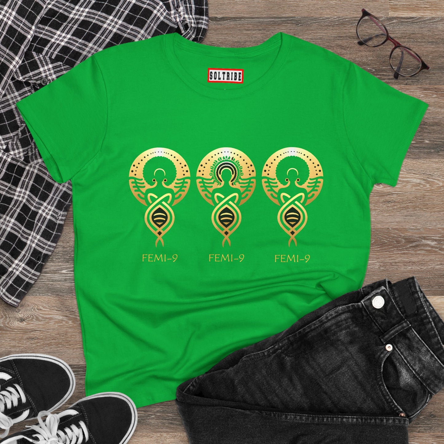 FEMI-999 Women's Midweight Cotton Tee