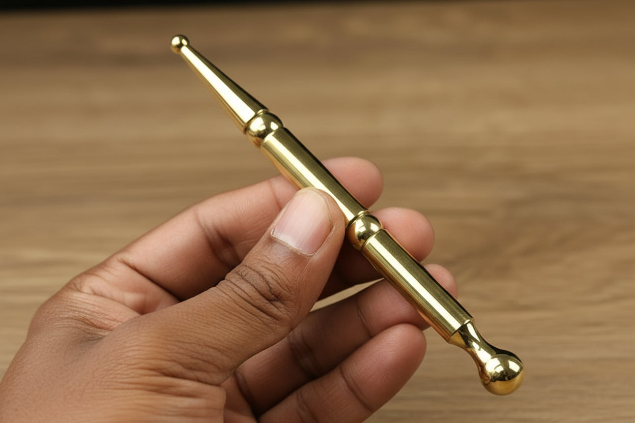 Sacred Tea Copper Acupoint Pen