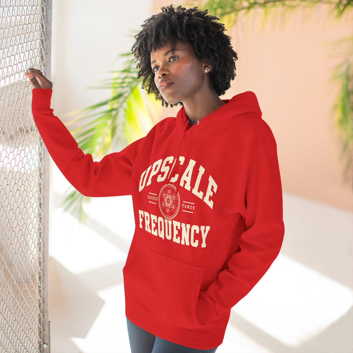Upscale Frequency Graphic Fleece Hoodie