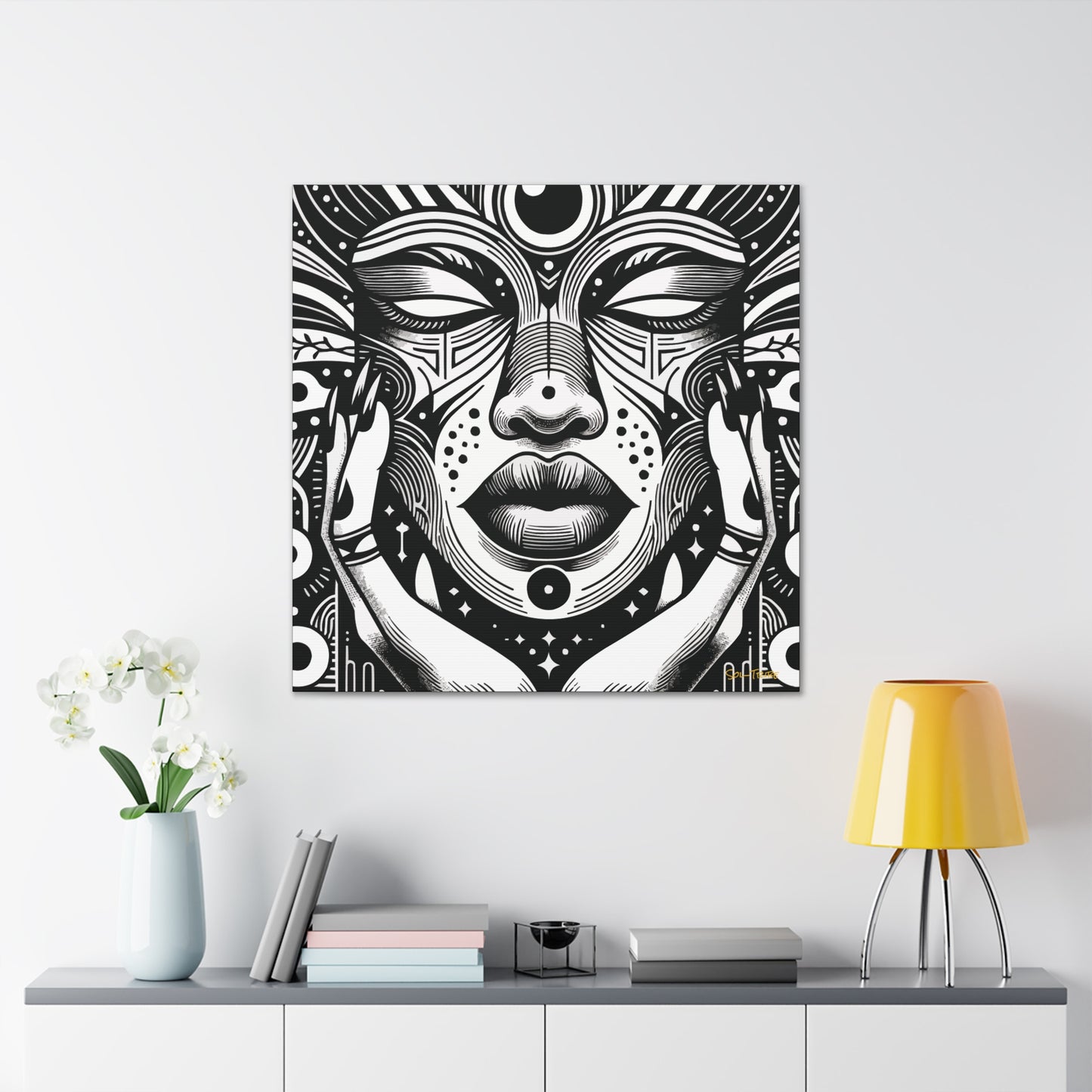 Tribal Canvas Wall Abstract Art