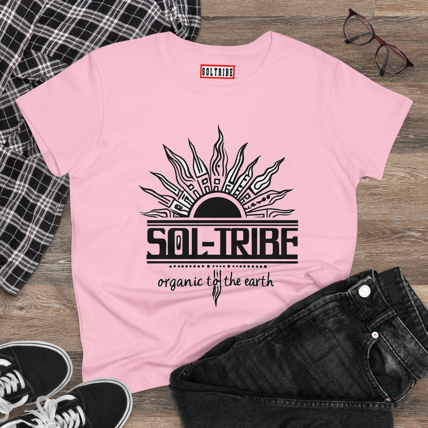 Women's Tee - MahMah Tea's Sol-Tribe Logo