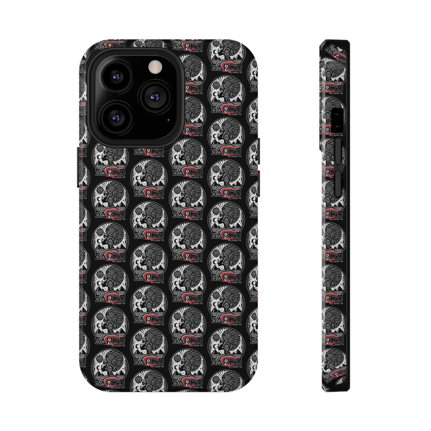 Sacred Tea Impact-Resistant Phone Cases (black)