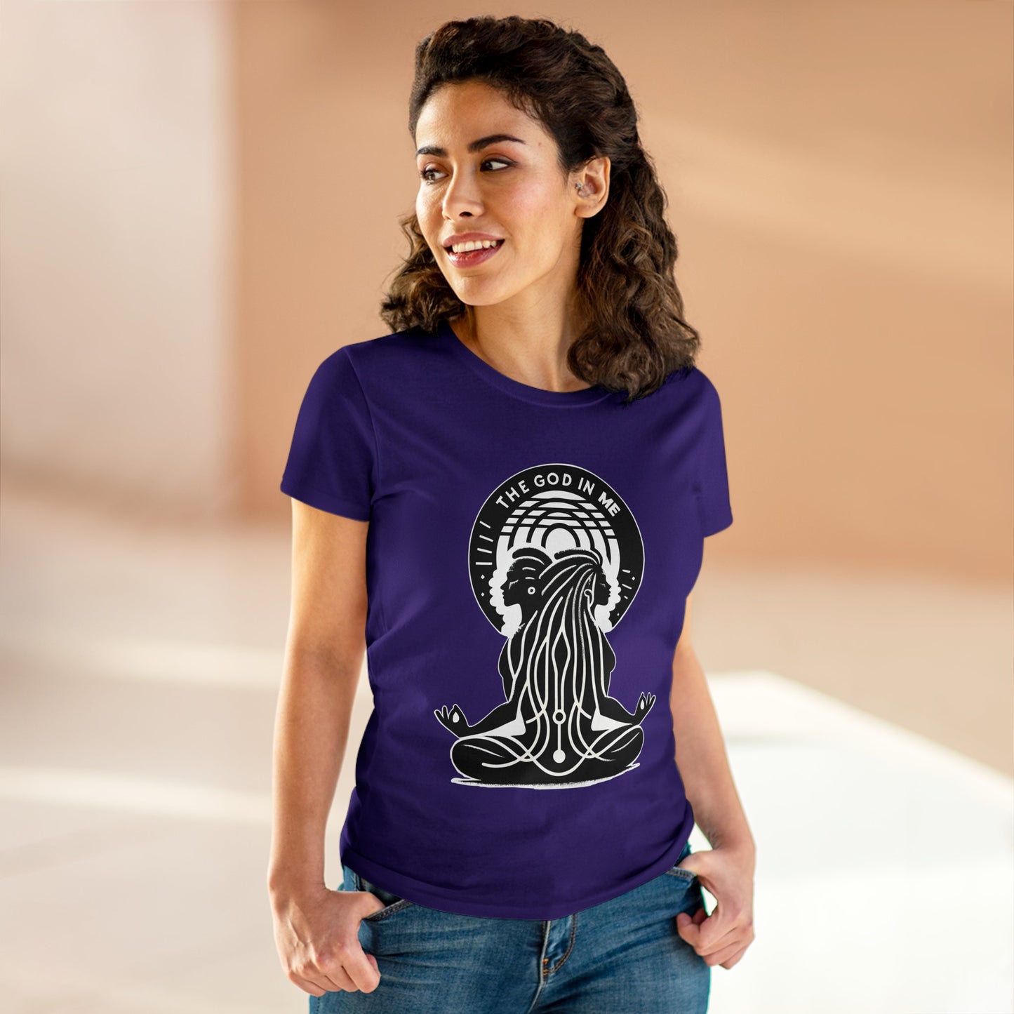 The God In Me Yoga Love  T-Shirt