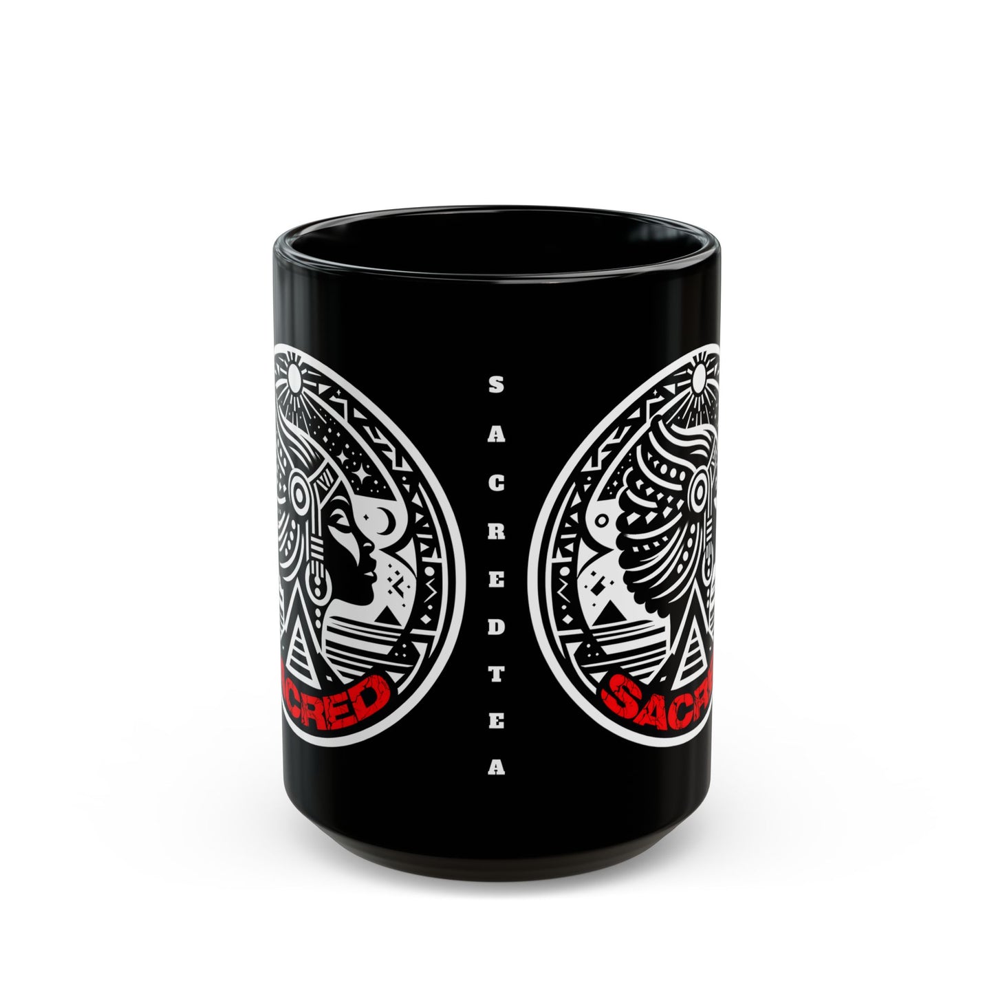 SACRED Black Mug (15oz)