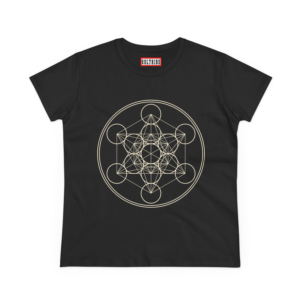 Women's Sacred Geometry Metatron’s Cube T-Shirt
