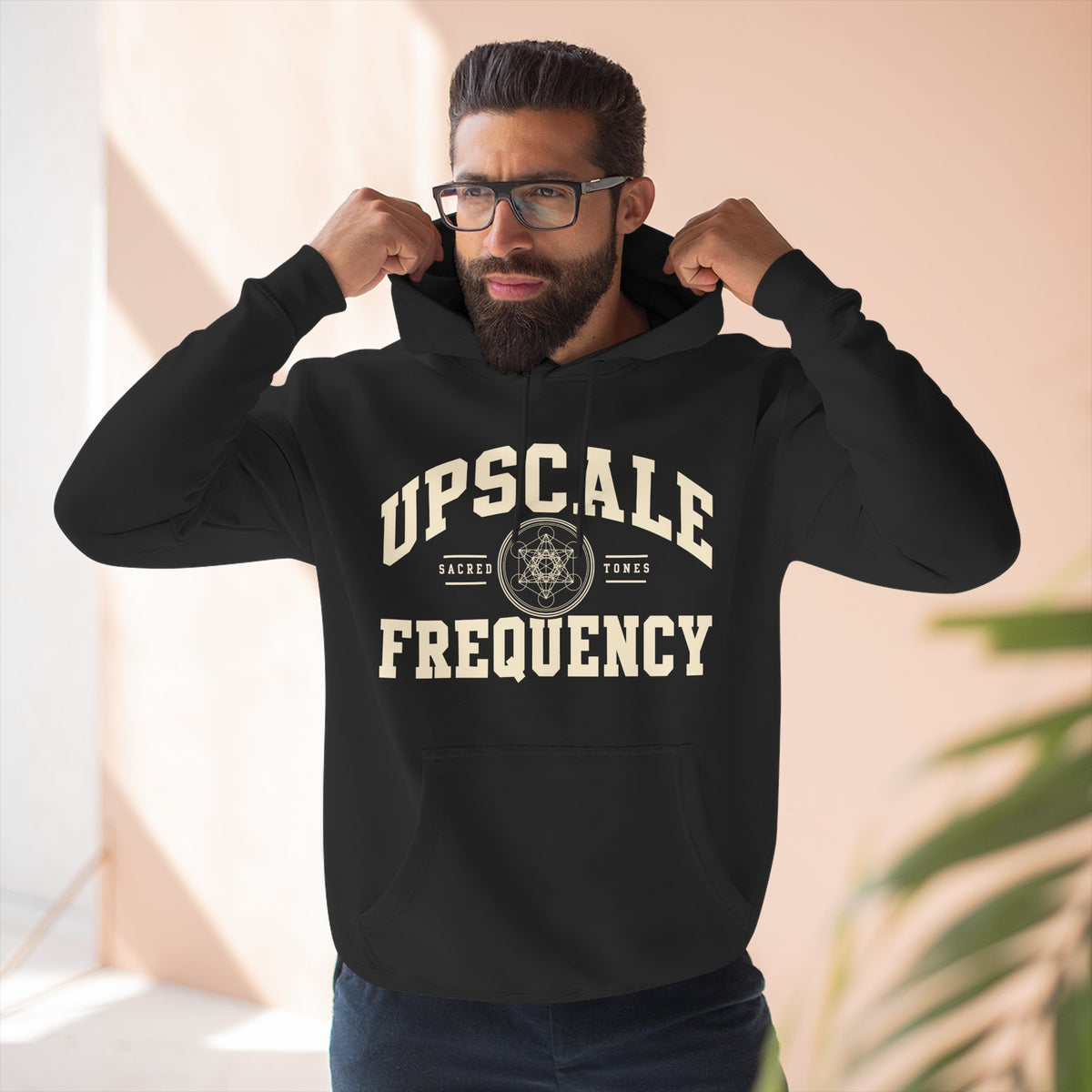 Upscale Frequency Graphic Fleece Hoodie