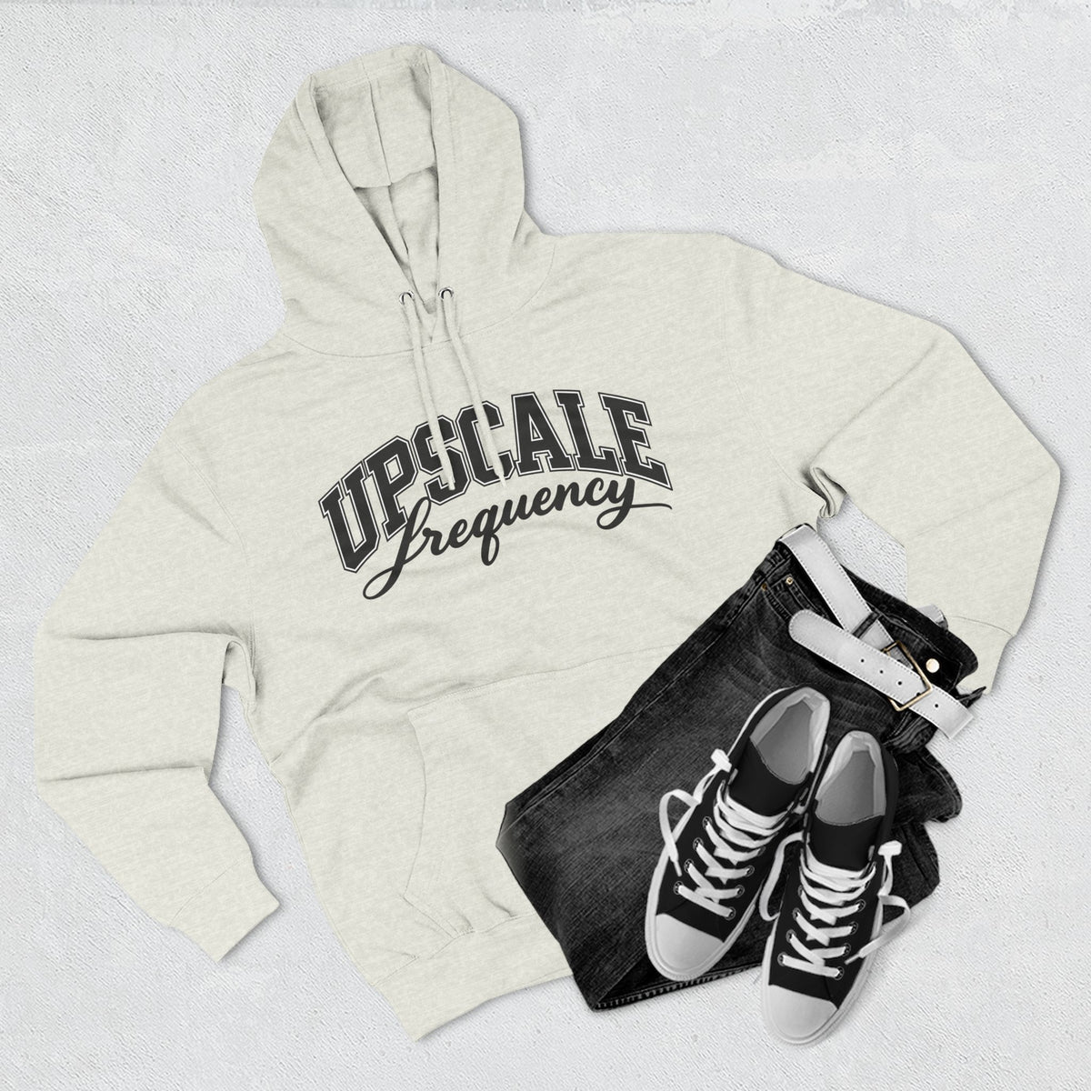 Upscale Frequency Graphic Fleece Hoodie