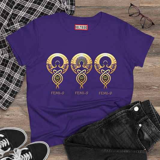 FEMI-Tripple 9 Women's Midweight Cotton Tee