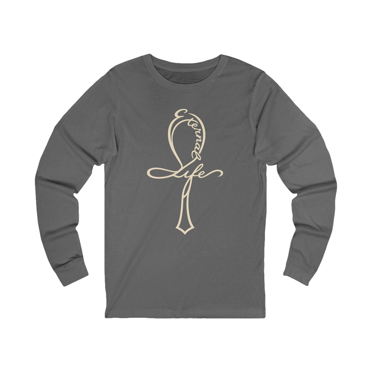 Eternal Life Ankh Sacred Symbols Long Sleeve Tee