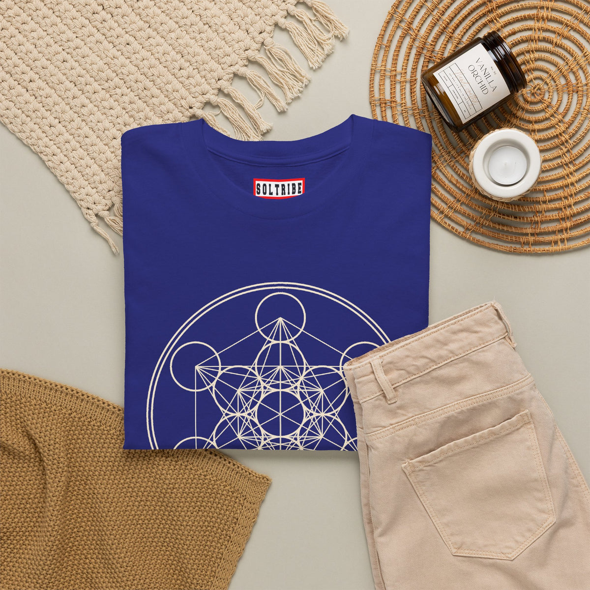 Sacred Geometry Metatron’s Cube T-Shirt